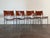 1960s Martin Visser Patinated Leather Dining Chairs For Sale - Image 10 of 18
