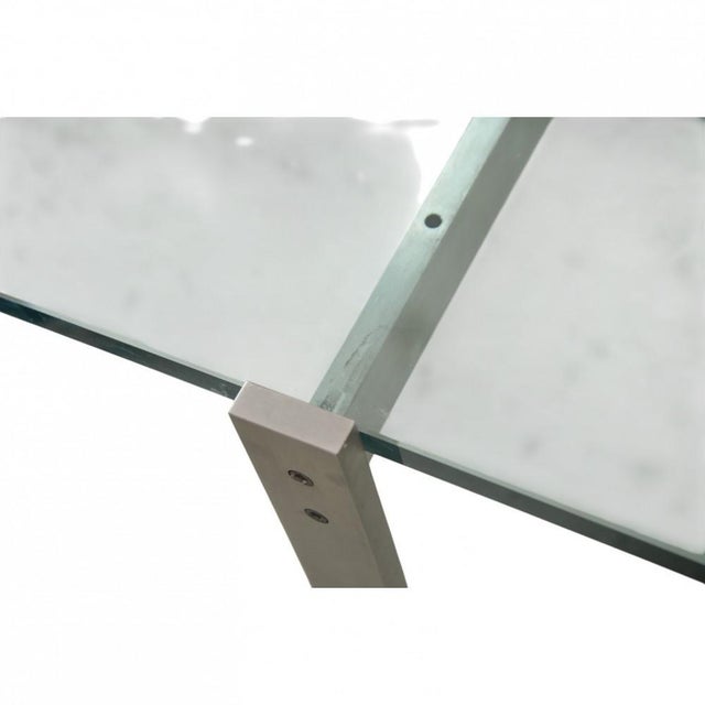 PK65 Glass Coffee Table by Poul Kjærholm, 2000s For Sale - Image 9 of 13