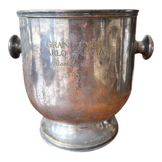Vintage Silverplate Champagne Bucket For Sale