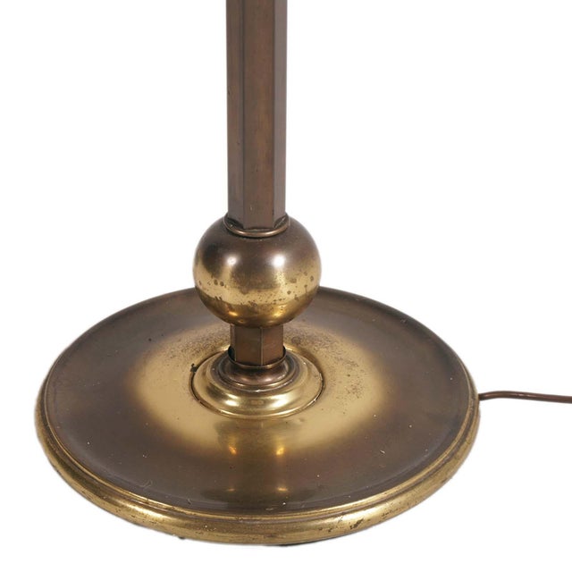 Azucena Italian Burnished Brass Floor Lamp by Luigi Caccia Dominioni for Azucema, 1950s For Sale - Image 4 of 12