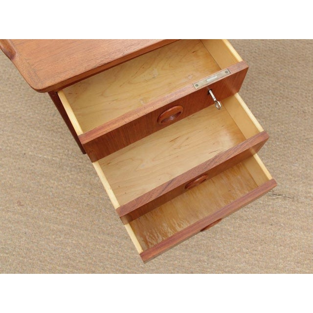 Mid-Century Modern Scandinavian Boomerang Desk by Arne Hovmand-Olsen, 1950s For Sale - Image 9 of 18