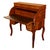 Brown Antique French Louis XV Cylinder Marquetry & Ormolu Bureau Writing Desk 1880 For Sale - Image 8 of 17