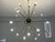 Large Vintage Sputnik Gold Metal Chandelier with Murano Crystals, 1990s For Sale - Image 12 of 14