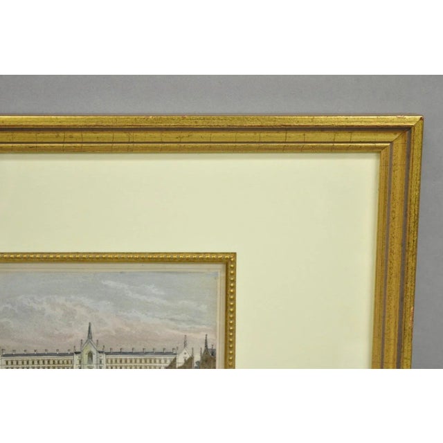 Gold Antique "Whittington's Alms House, Highgate" Colored Print M. Shepherd, T. Dale For Sale - Image 8 of 12