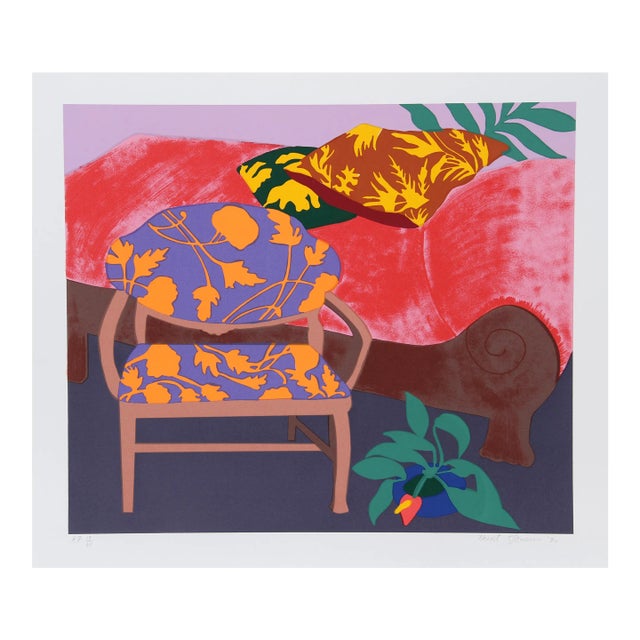 Chez, Hunt Slonem Screen Print For Sale