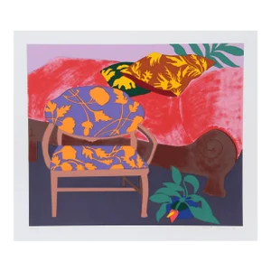Chez, Hunt Slonem Screen Print
