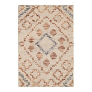 Kit Kemp for Dash & Albert Jelly Roll Sky Woven Wool Rug, 5' x 8' For Sale