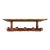 Vintage Boho Turned Wood Coat Rack For Sale