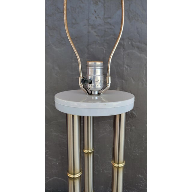 Mid-Century Modern Laurel Lighting Chrome Table Lamp Mid-Century Modern Hollywood Regency For Sale - Image 3 of 9