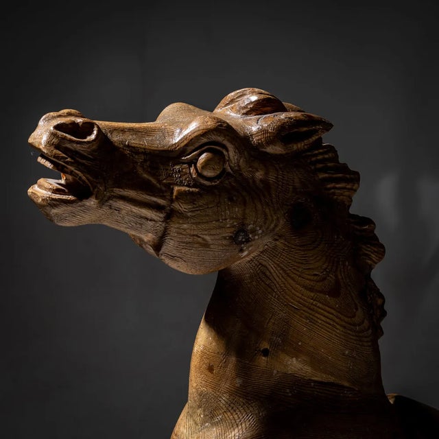 Wooden Merry-Go-Round Horse, Early 20th Century For Sale - Image 5 of 10