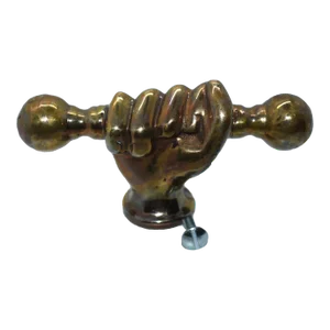 1990s Cast Brass Hand Pull