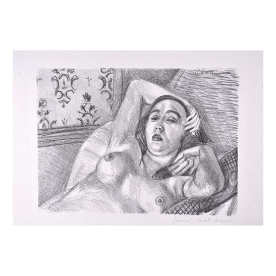 Henri Matisse, The Model's Rest, Nude, 1922, Lithograph For Sale