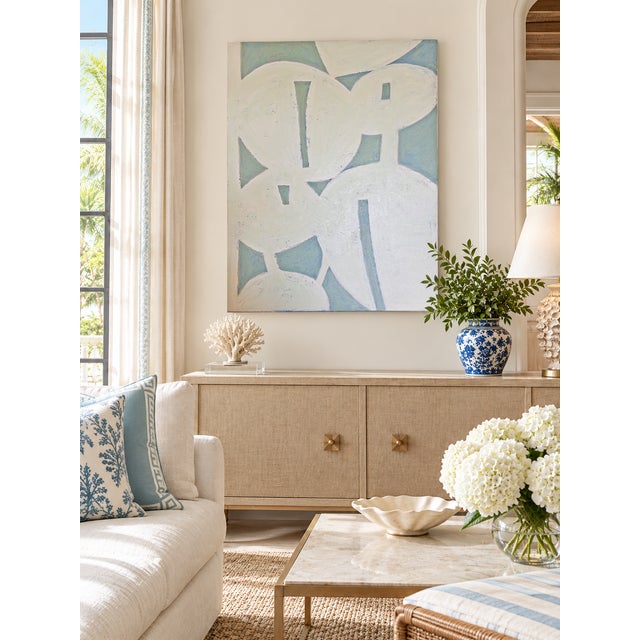 Ships on stretched canvas — ready to hang unframed or frame to your taste. Medium: Textured oil sticks on canvas Frame:...