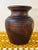 Vintage Mid Century Turned Walnut Vase, Studio Wood Art, Arts and Crafts Decor For Sale - Image 4 of 7