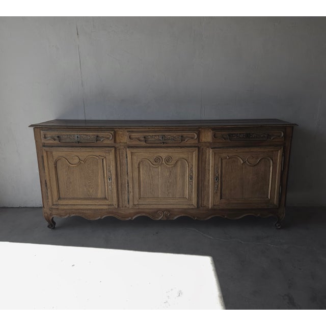 Monumental 1800s Antique French European Oak Vaissalier Hutch For Sale In Las Vegas - Image 6 of 18