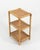 Gold Mid-Century Modern Italian Side Tables in Bamboo with Rattan and Wicker, 1970s, Set of 2 For Sale - Image 8 of 14