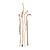 Late 20th Century Set Four Rustic Twisted and Knobby Carved Walking Sticks For Sale