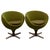 Vintage set of two Swivel chairs Model " Luna" of the Serie "Starlook Ultralight" designed by the French designer Pierre...