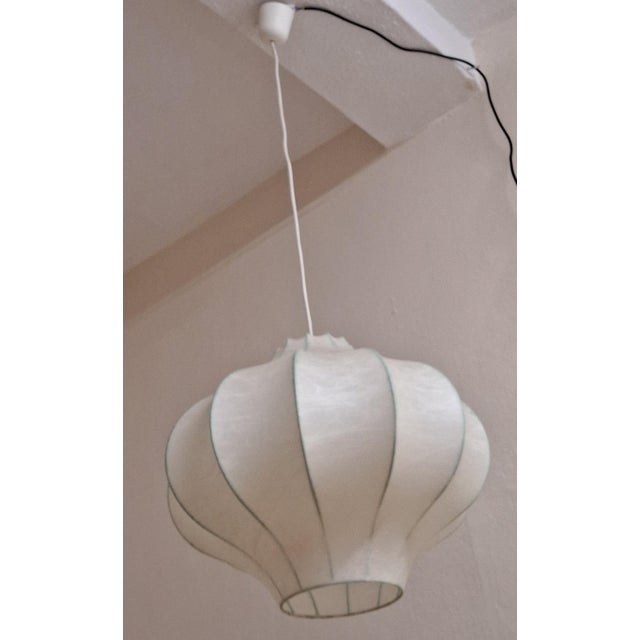 Mid-Century Cocoon Hanging Lamp, 1960s For Sale - Image 6 of 7