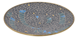 Mid-Century Mosaic Bowl or Wall Plate by R. Zimmermann for Ritter, 1950s