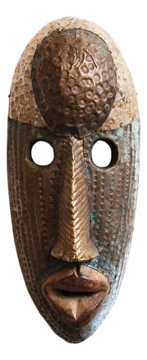 African Vintage Marka Bamana Tribal Mask / Sculptural Wall Object