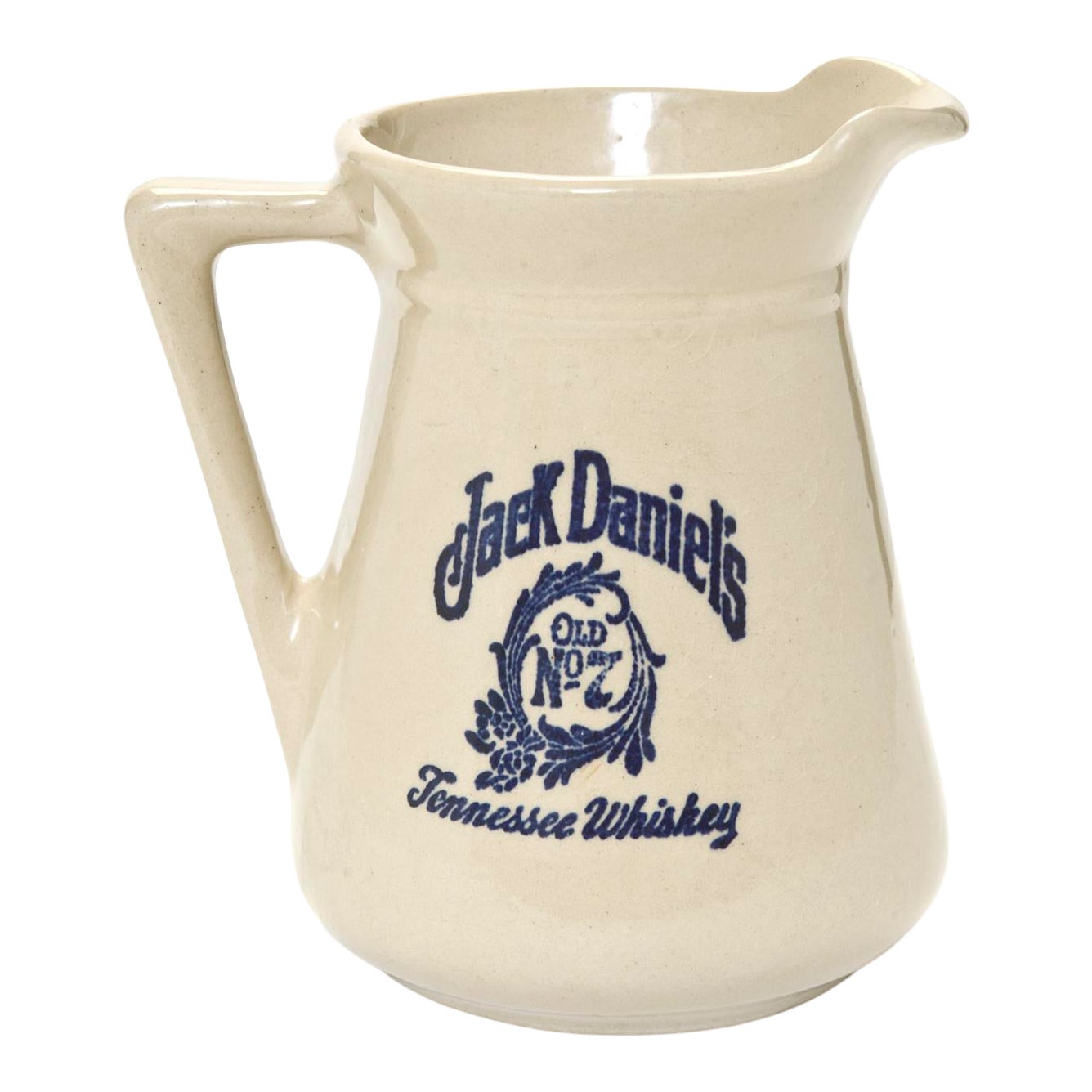 Jack Daniels Ceramic Pitcher | Chairish