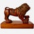 English Late 19th Century Hand-Carved Wood Lion Sculpture For Sale - Image 3 of 18