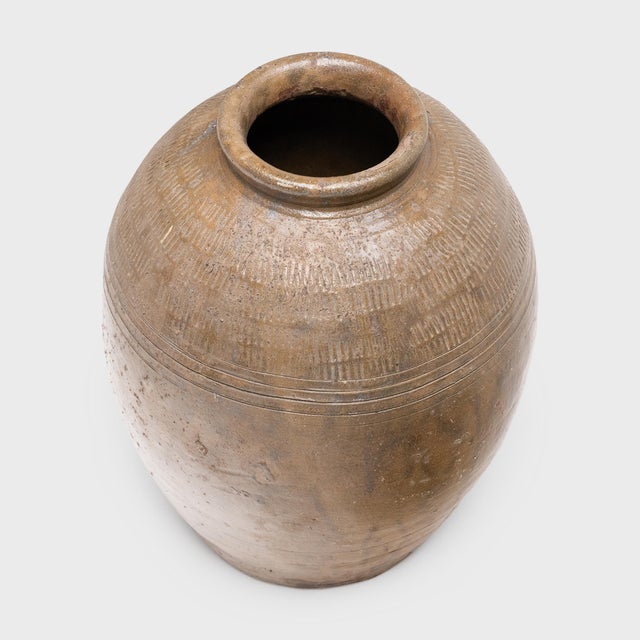 Rustic Thai Stamped Thai Pickling Pot, C. 1900 For Sale - Image 3 of 4