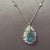 Natural Opal Diamond Pendant W/ Gold Chain 3.25 TCW GIA Certified For Sale - Image 4 of 12