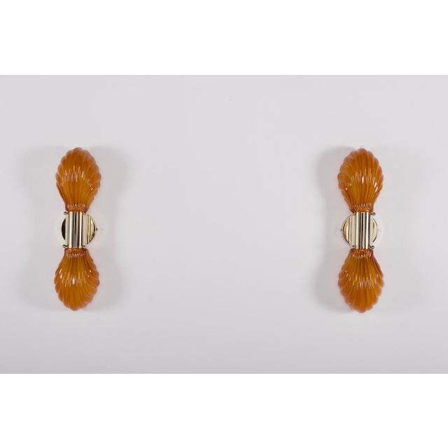 Metal Italian Coquille Wall Lights, 1970s, Set of 2 For Sale - Image 7 of 7