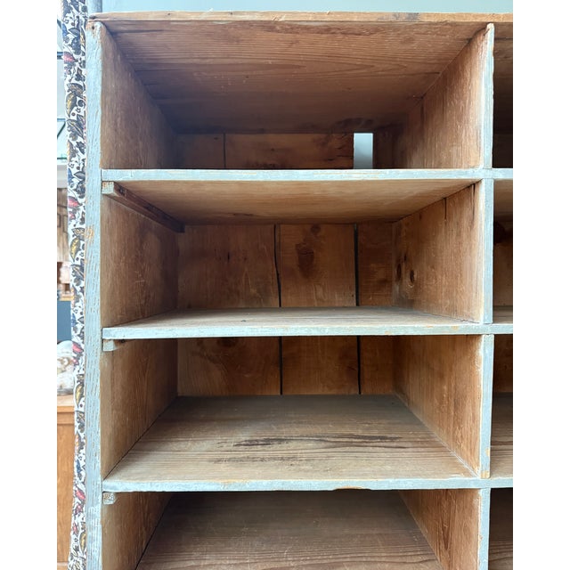 Pine Locker-Style Cabinet, 1950s For Sale - Image 10 of 14