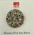 MFA Museum of Fine Arts purple flower garden fence lattice in Sterling silver. Can be a brooch or pendant, on original...