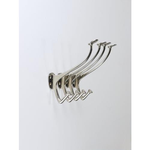Art Nouveau Nickel Brass Wall Hook by Adolf Loos, 1900s For Sale - Image 12 of 16