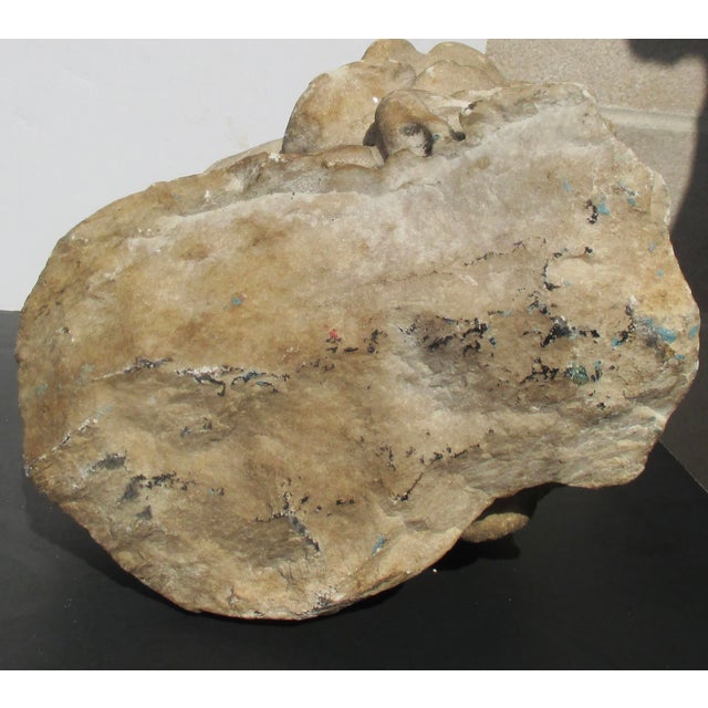 Mid 19th Century Limestone Satyr Head For Sale - Image 5 of 8