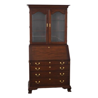 Henkel Harris Mahogany John Hancock Secretary Desk For Sale