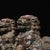Pair of Vintage Chinese Gilt Bronze Foo Dogs – Buddhist Guardian Lions With Brocade Ball For Sale - Image 10 of 11