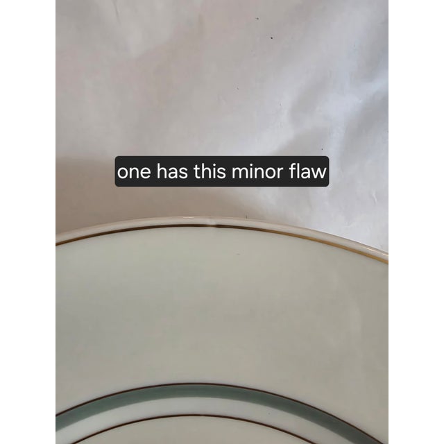 Traditional Royal Copenhagen Quaking Grass Pattern Dinner Plates 12 For Sale - Image 3 of 7