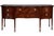 English Flame Mahogany Serpentine Sideboard, 19th Century For Sale - Image 4 of 7