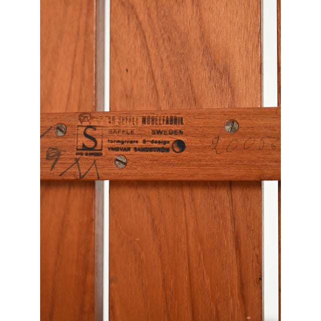 Kavalkad Bench by Yngvar Sandström for Säffle Möbelfabrik, 1960s For Sale - Image 6 of 10