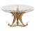 French Round Cocktail or Coffee Table With Glass Top Over Tripod Base For Sale In Austin - Image 6 of 8