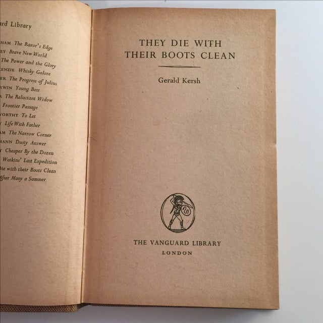 Traditional They Die With Their Boots Clean by Gerald Kersh For Sale - Image 3 of 5