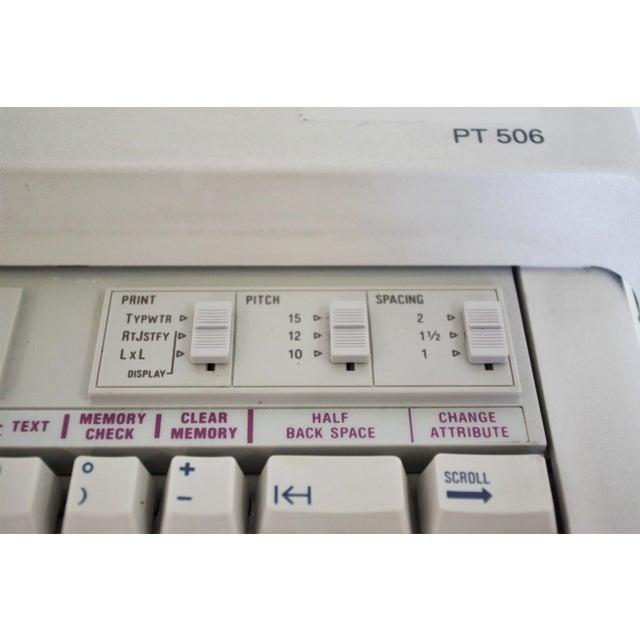 PT-506 Electronic Typewriter from Olivetti, 1980s For Sale - Image 17 of 18