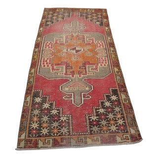 Turkish Oushak Wool Rug, 1960s For Sale