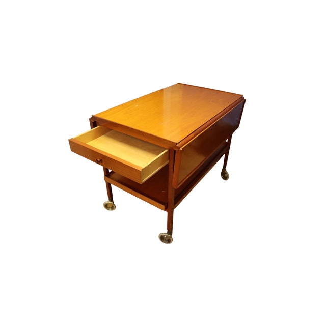 Svenskt Tenn Mid-Century Modern Josef Frank Svenkst Tenn Model 756 Serving Trolley For Sale - Image 4 of 14