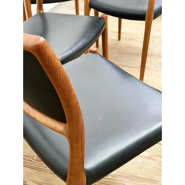 Model 83 Chairs in Teak by Niels O. Møller for J.L. Møllers, 1950s, Set of 8 For Sale - Image 10 of 16