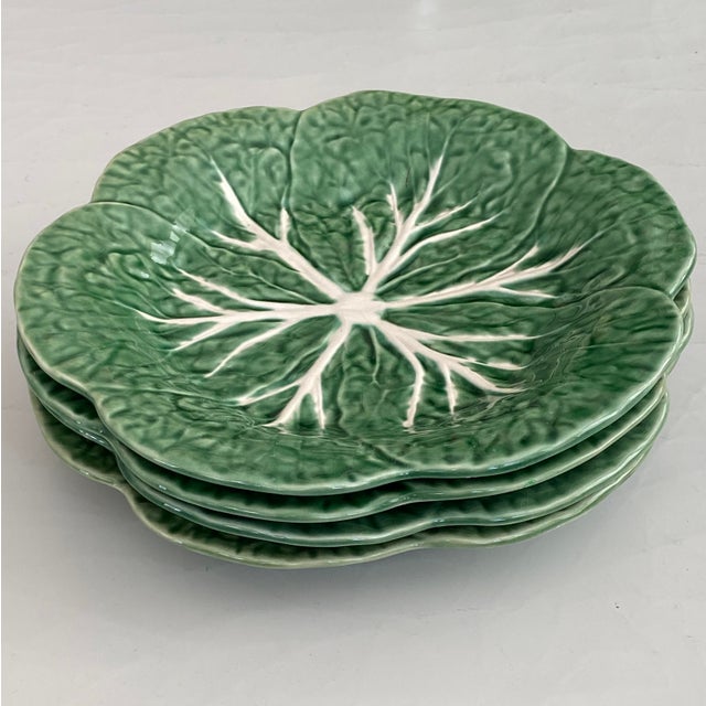 Bordallo Pinheiro Cabbage Plates Set of 4 Chairish