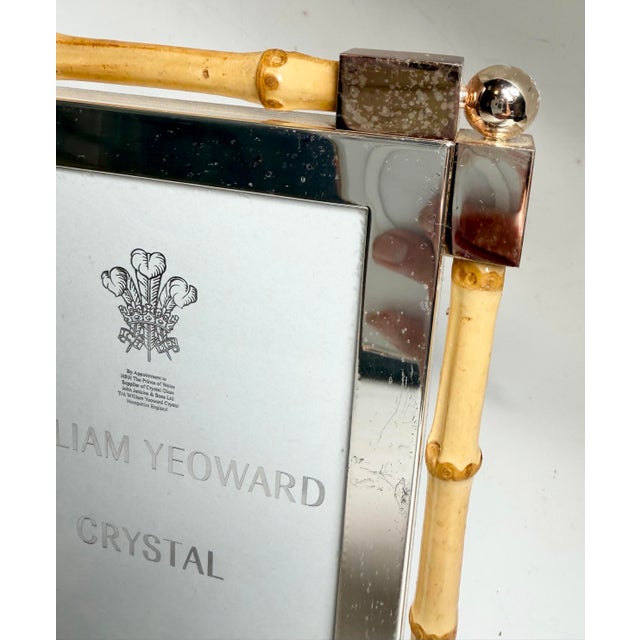 William Yeoward Crystal Classic Bamboo Frame 5 X 7 For Sale - Image 9 of 10