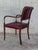 Set of Ten Restored Early 20th Century Chesterfield Hardwood Red Leather Dining Armchairs For Sale - Image 4 of 18