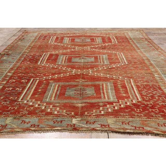 Late 19th Century Persian Gabbeh Rug, 06'05 X 09'05 For Sale - Image 9 of 10