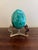 Large Solid Malachite Egg on Neoclassical Brass Stand For Sale In South Bend - Image 6 of 10